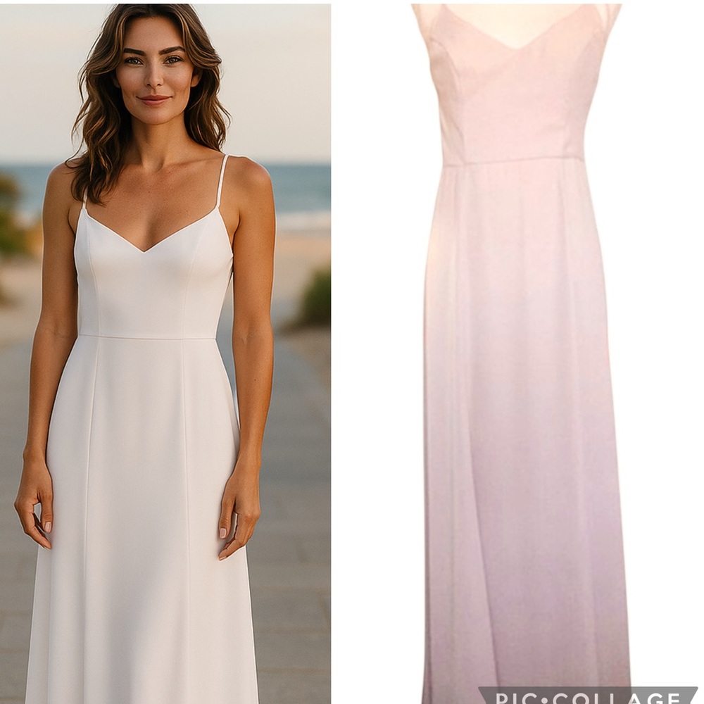 SHOW me your MuMu Godshaw Goddess Gown M Wedding Romantic Bridesmaid